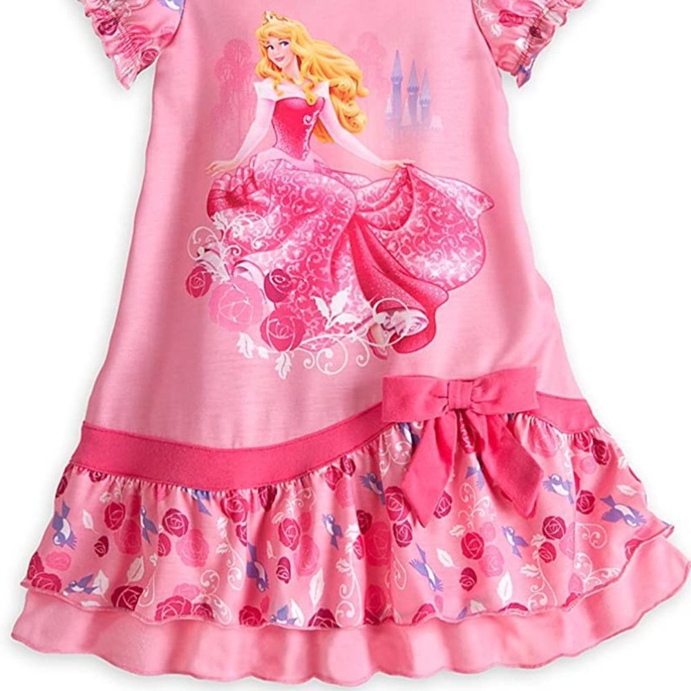 Disney Store Princesses Aurora Nightshirt for Girl NWT - Picture 2 of 2